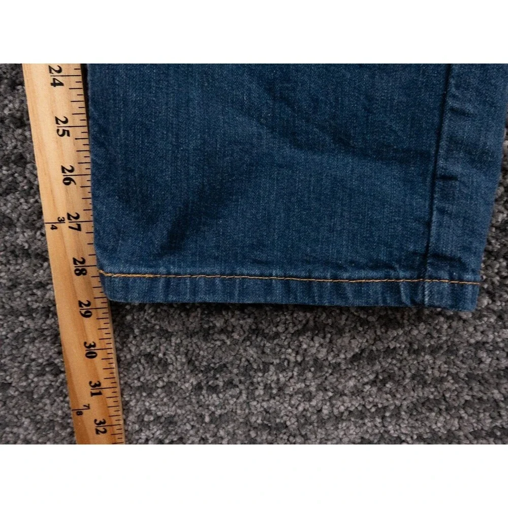 Levis 541 Jeans Mens 42x30 Actual 40x29 Blue Athletic Taper Stretch Distressed